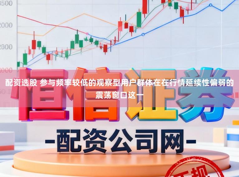 配资选股 参与频率较低的观察型用户群体在在行情延续性偏弱的震荡窗口这一
