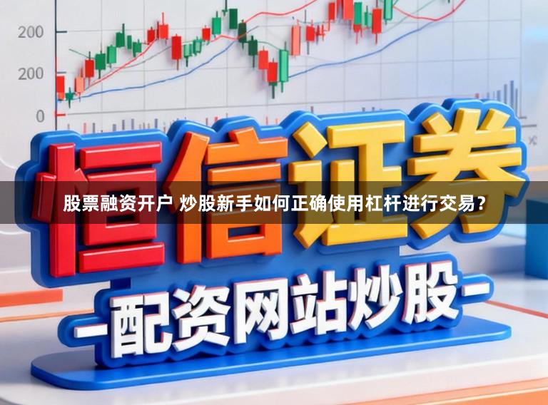 股票融资开户 炒股新手如何正确使用杠杆进行交易？