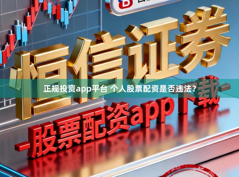 正规投资app平台 个人股票配资是否违法？